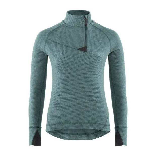 10056_Huge half Zip Sweater W's_Frost Green_001.jpg Farbe: Frost Green - Huge Half Zip Sweater W´s
