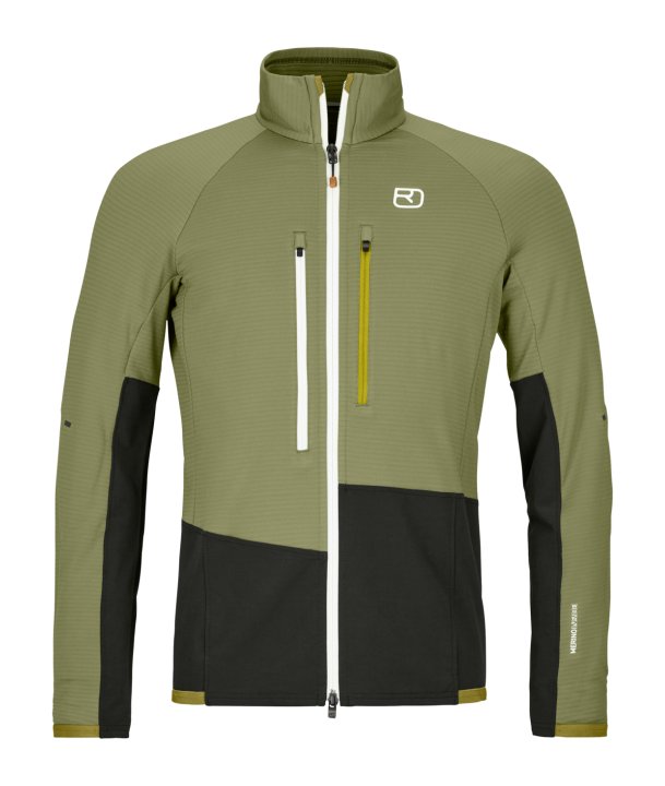 87313-62601-FLEECE_RIB_JACKET_M_wild_herbs-B-01.jpg Farbe: wild herbs - Fleece Rib Jacket M