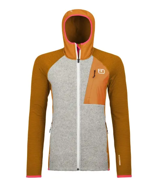 Fleece GP Classic Knit Hoody W Farbe: Autumn Leaves - Fleece GP Classic Knit Hoody W