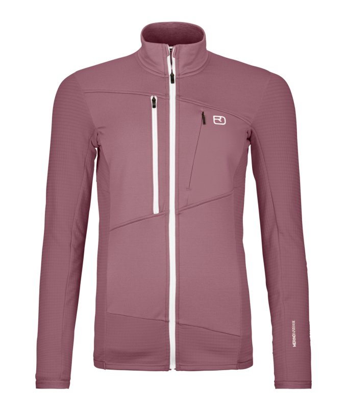 Fleece Grid Jacket W