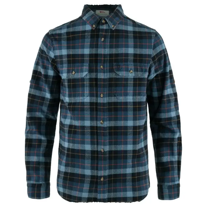 Singi_Heavy_Flannel_Shirt_M_81373-555-534_A_MAIN_FJR.jpg Farbe: 555/534 Dark Navy/Indigo Blue - Singi Heavy Flannel Shirt M