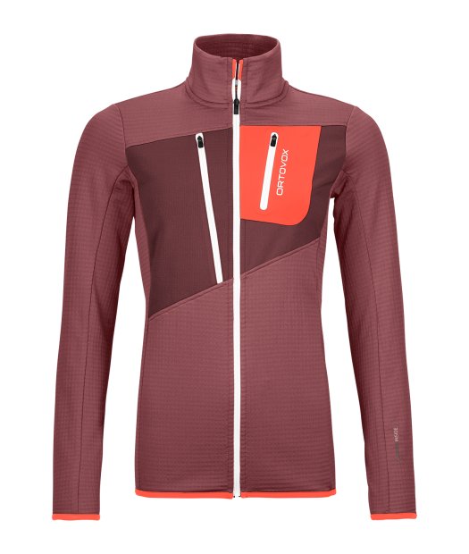 Fleece Grid Jacket W Fleece Grid Jacket W