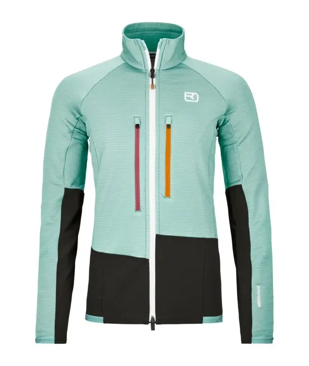 87303-51801-FLEECE_RIB_JACKET_W_aquatic_ice-B-01.jpg Farbe: aquatic ice - Fleece Rib Jacket W
