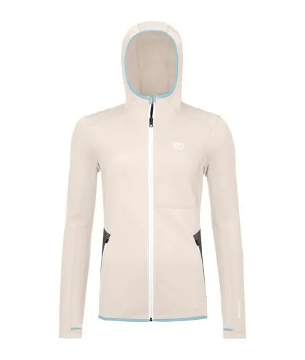 290278-86976-00101-FLEECE_HOODY_W_white_chalk-B-01.jpg Farbe: white chalk - Fleece Hoody W