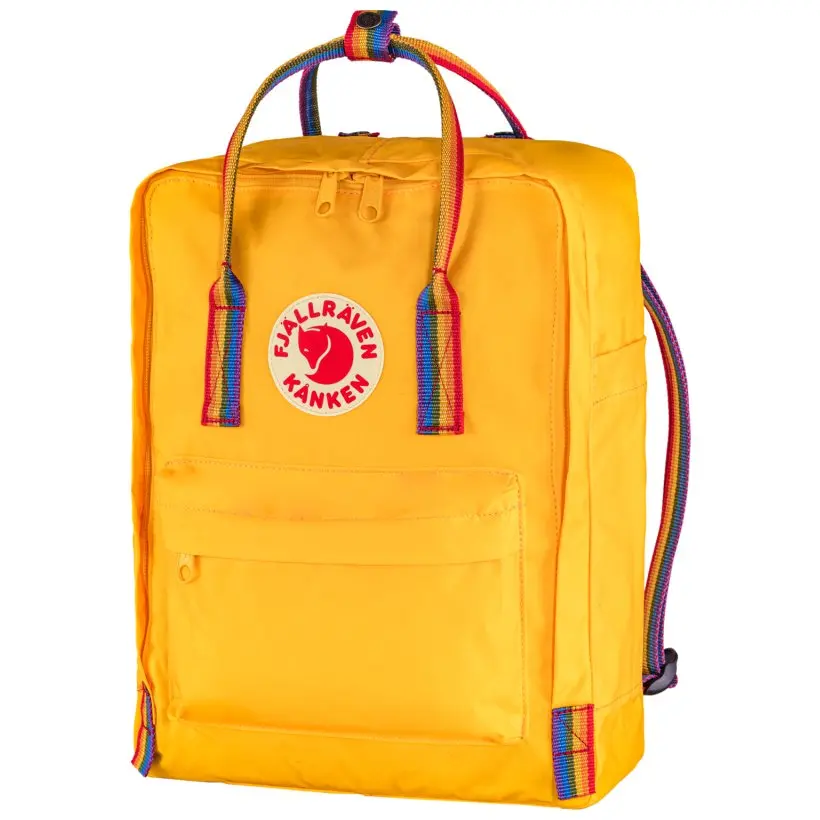 Kanken Rainbow Farbe: 141-907 - Warm Yellow-Rainbow Pattern - Kanken Rainbow