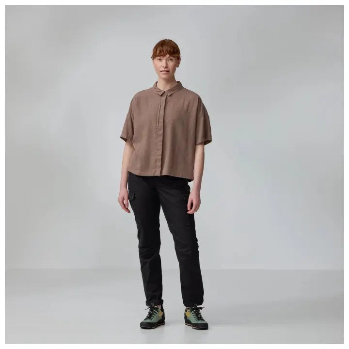 Övik Hemp Camp Shirt SS W Övik Hemp Camp Shirt SS W