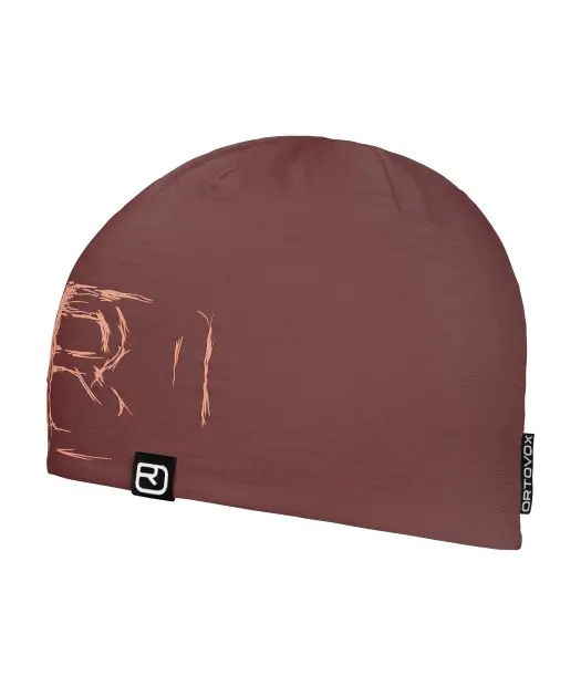 120 Tec Logo Beanie Farbe: mountain rose - 120 Tec Logo Beanie
