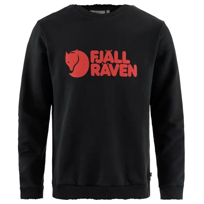 Farbe: Black - Fjällräven Logo Sweater M
