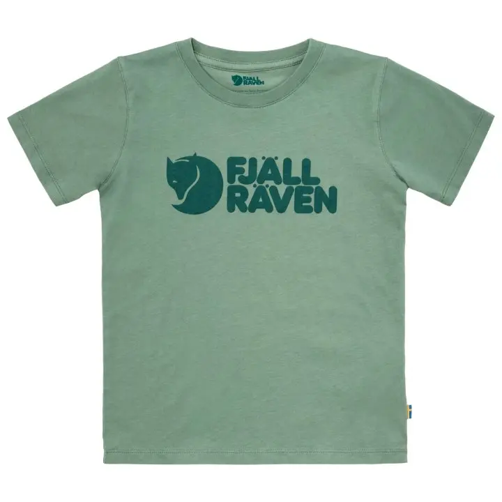 Kids_Fjallraven_Logo_T-shirt_80538-614_A_MAIN_FJR.jpg Farbe: Patina Green - Kids Fjällräven Logo T-Shirt