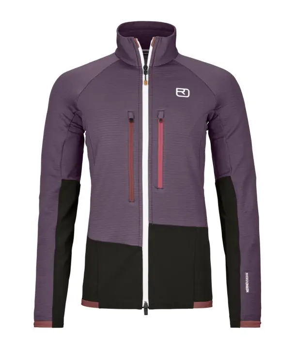 87303-39501-FLEECE_RIB_JACKET_W_wild_berry-B-01.jpg Farbe: wild berry - Fleece Rib Jacket W