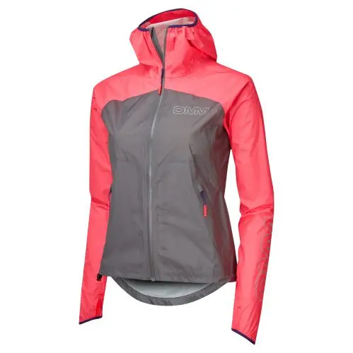 OC162_Halo+_Jacket_W_WITH_POCKETS_GreyPink_Hood_Down_Angle.jpg Halo+ Jacket W