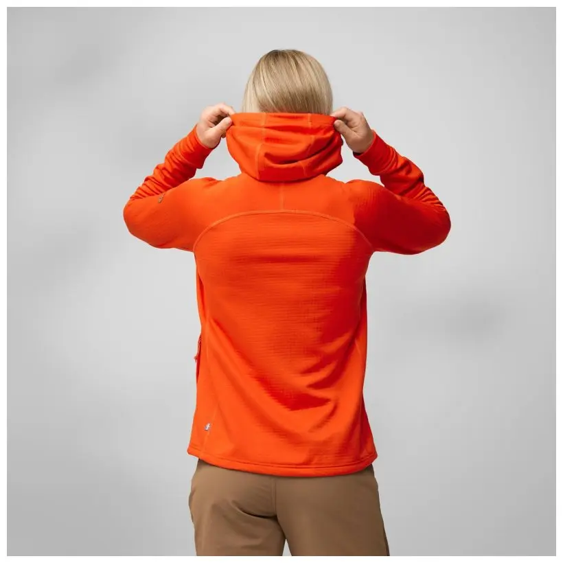Abisko Grid Fleece Hoodie W Abisko Grid Fleece Hoodie W