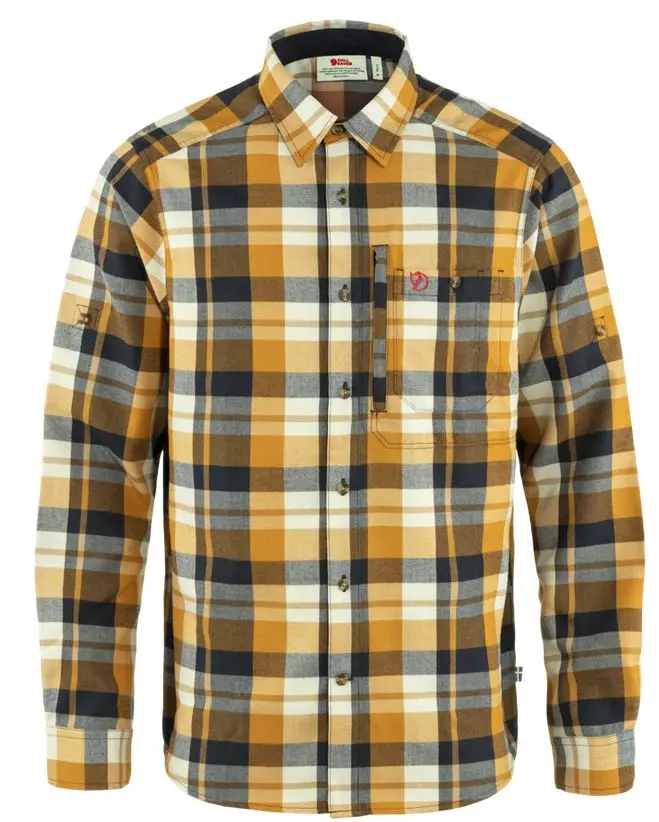 Fjällglim Shirt M Farbe: 232-555 Buckwheat Brown/Dark Navy - Fjällglim Shirt M