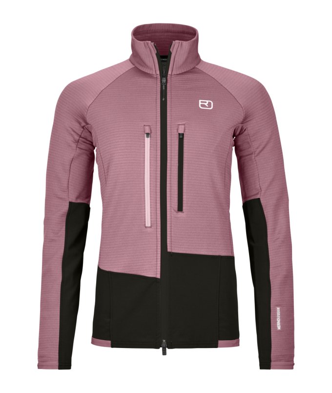 377868-87303-35401-FLEECE_RIB_JACKET_W_dusk_rose-B-01.jpg Fleece Rib Jacket W