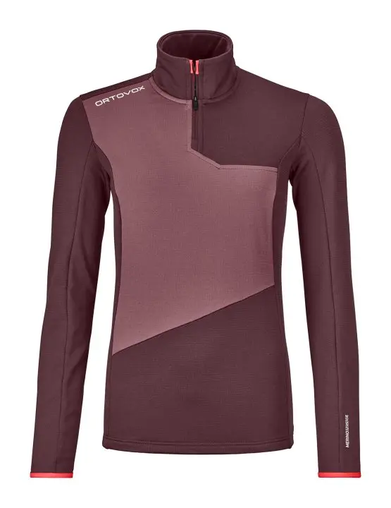 87112-34501-FLEECE_LIGHT_ZIP_NECK_W_winetasting-B-01.jpg Farbe: winetasting - Fleece Light Zip Neck W