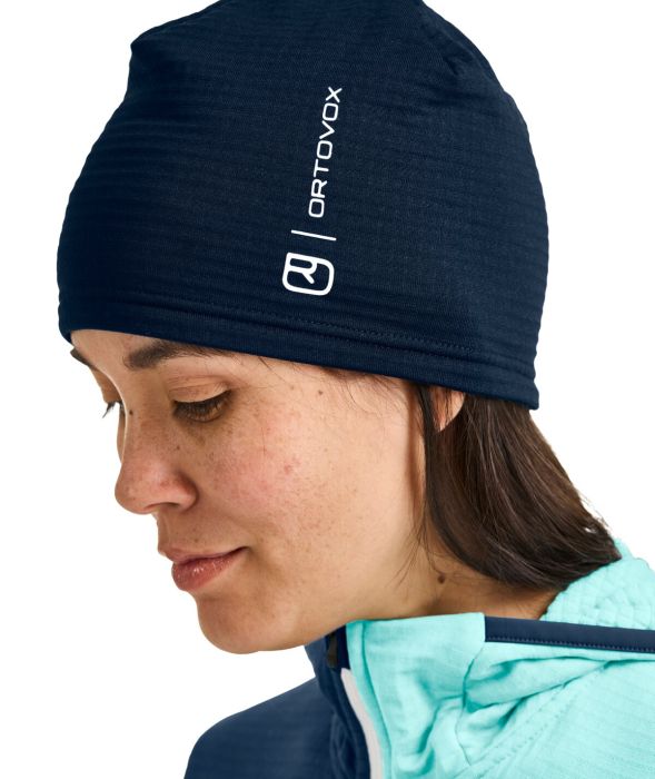 Fleece Grid Beanie