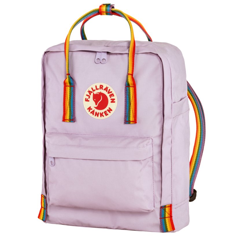 Farbe: 457-907 - Pastel Lavender-Rainbow Pattern - Kanken Rainbow