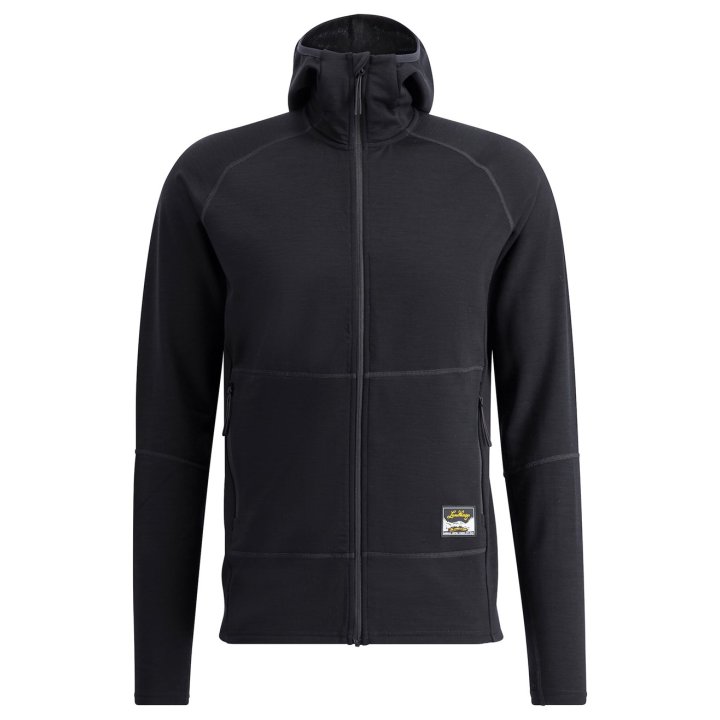 Farbe: Black - Tived Merino Hoodie M