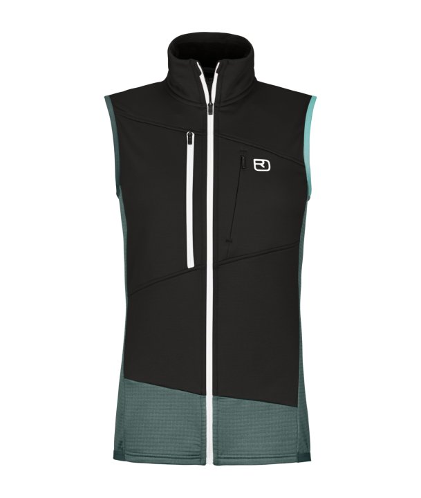 Farbe: dark arctic grey - Fleece Grid Vest W