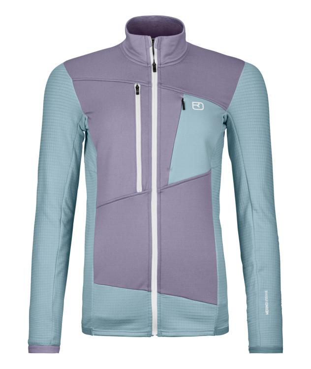 320666-87205-87301-FLEECE_GRID_JACKET_W_glacier_grey-B-01.jpg Fleece Grid Jacket W