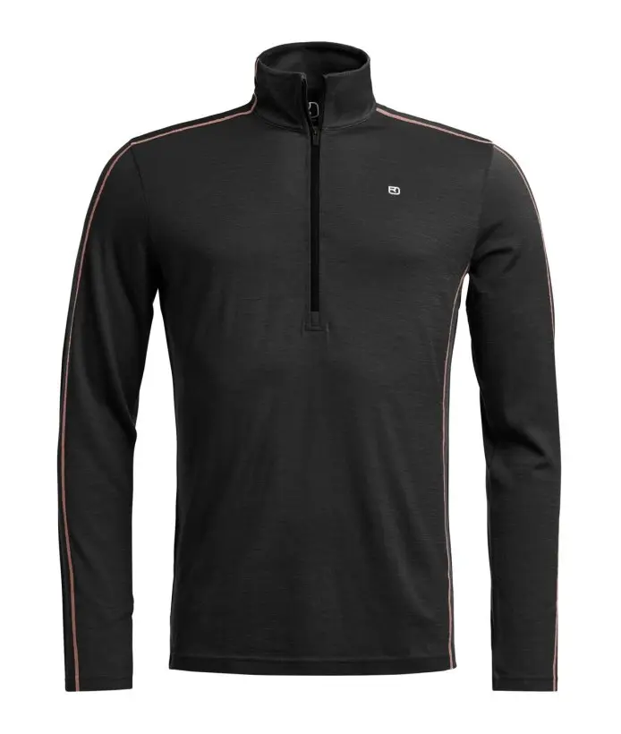 Farbe: black raven - 185 Rock´n´Wool Zip Neck M