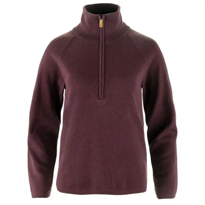 Farbe: 357 - Port - Övik Lite half Zip W