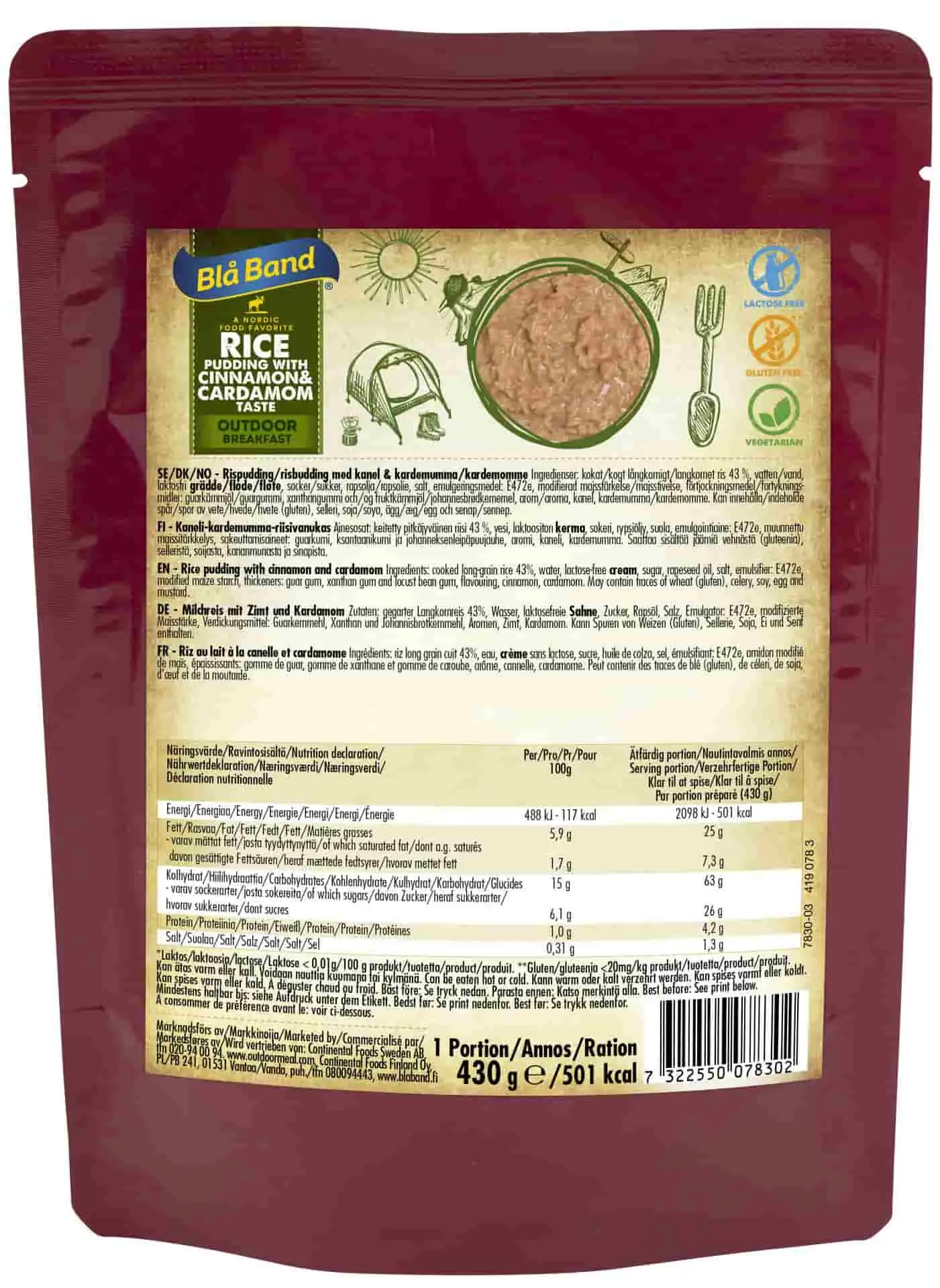 Milchreis mit Zimt und Kardamom Milchreis mit Zimt und Kardamom