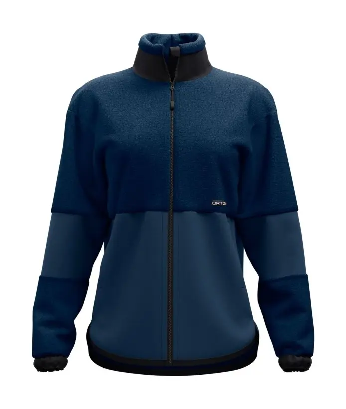 Fleece Teddy Jacket W Farbe: Deep Ocean - Fleece Teddy Jacket W