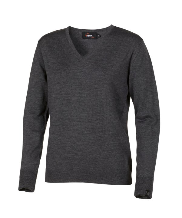 Farbe: 013 - grey - Merino V-Neck Female