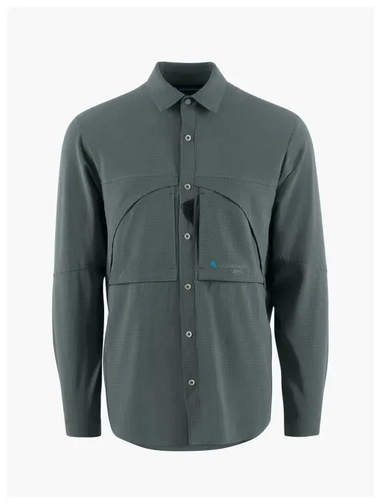 Farbe: Dark Teal - Barrö LS Shirt Ms