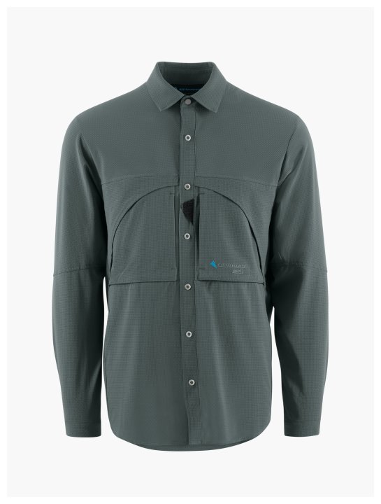 Farbe: Dark Teal - Barrö LS Shirt Ms