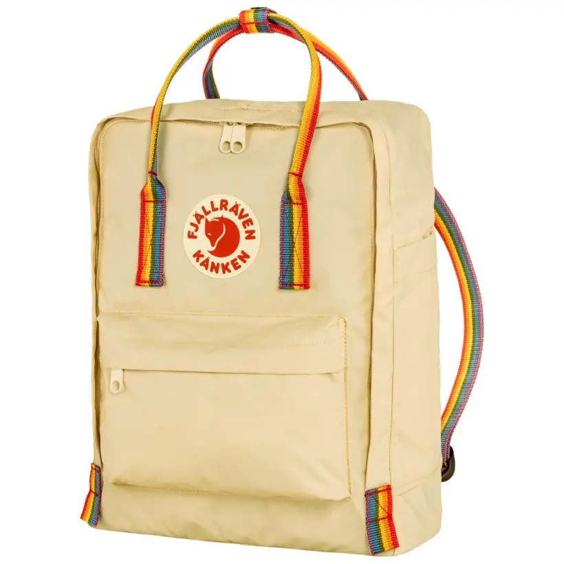 Kanken Rainbow Farbe: 115-907 - Light Oak-Rainbow Pattern - Kanken Rainbow