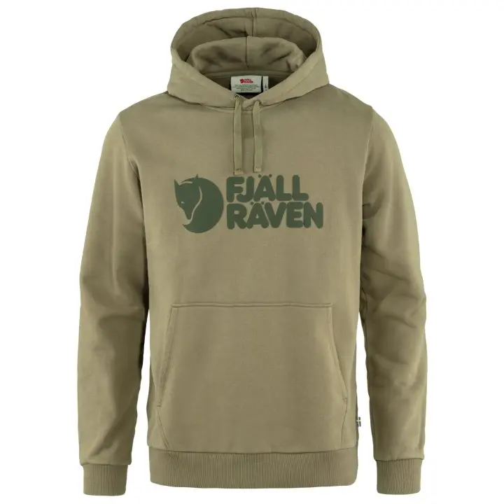 Fjällräven Logo Hoodie M Farbe: Light Olive - Fjällräven Logo Hoodie M