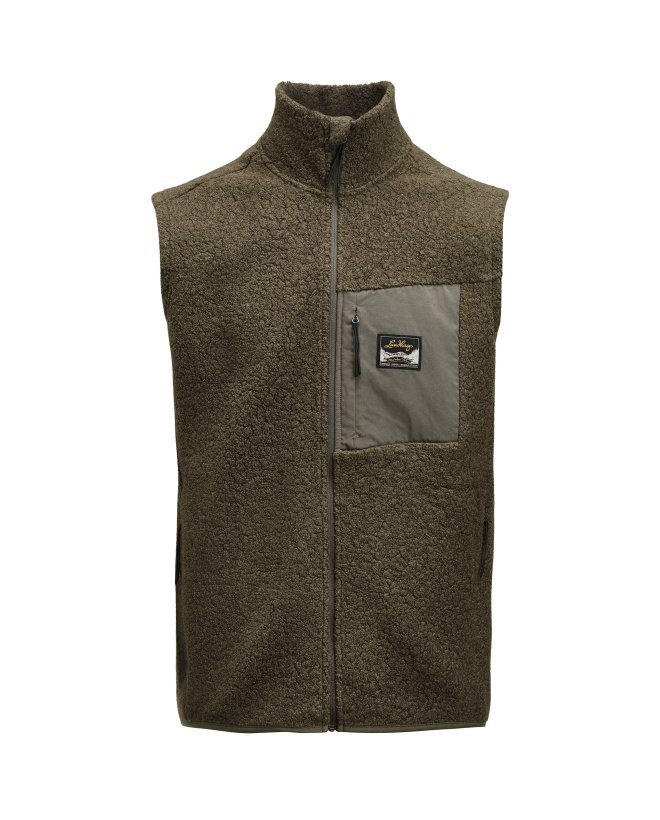 Farbe: Forest Green - Flok Wool Ms Pile Vest