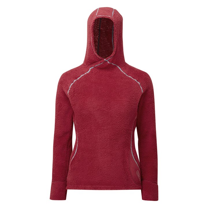 Farbe: Dark Red - Core+ Hoodie (W)