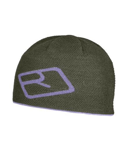 Farbe: dark wild herbs - Merino Logo Knit Beanie