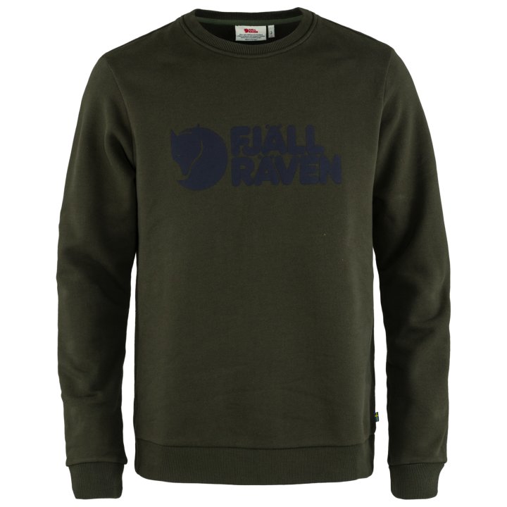 Fjallraven_Logo_Sweater_M_84142-662_A_MAIN_FJR.jpg Farbe: Deep Forest - Fjällräven Logo Sweater M