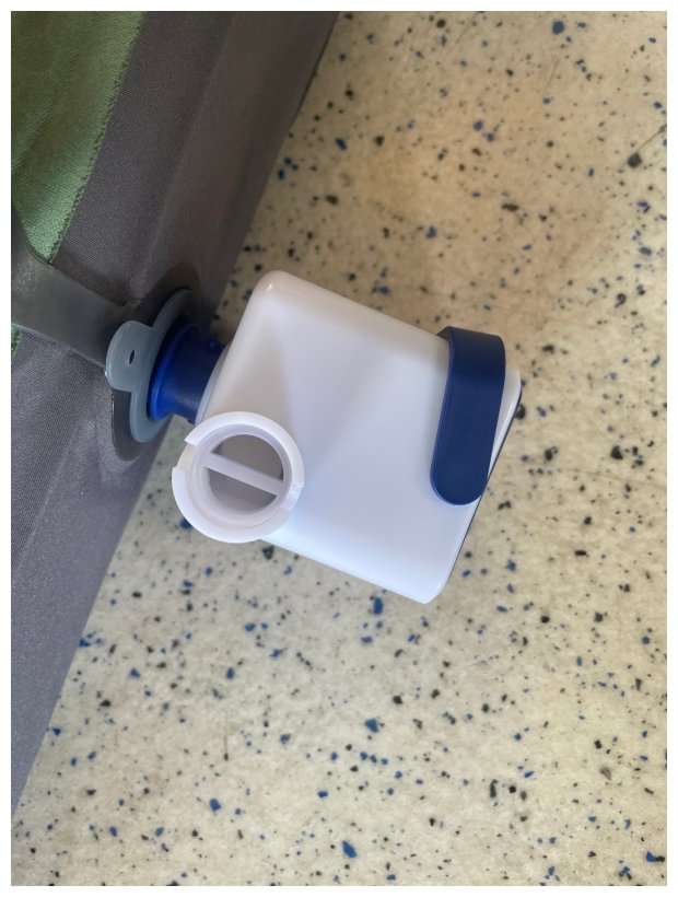 Exped Widget beim Aufpumpen einer Matte