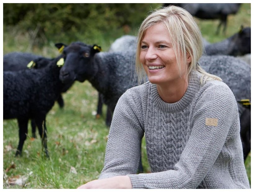 Ivanhoe Pullover mit schwarzen Schafen