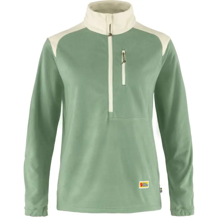 Vardag_Lite_Fleece_W_84785-516-113_A_MAIN_FJR.jpg Farbe: 516 - 113 - Sage Green/Chalk White - Vardag Lite Fleece W