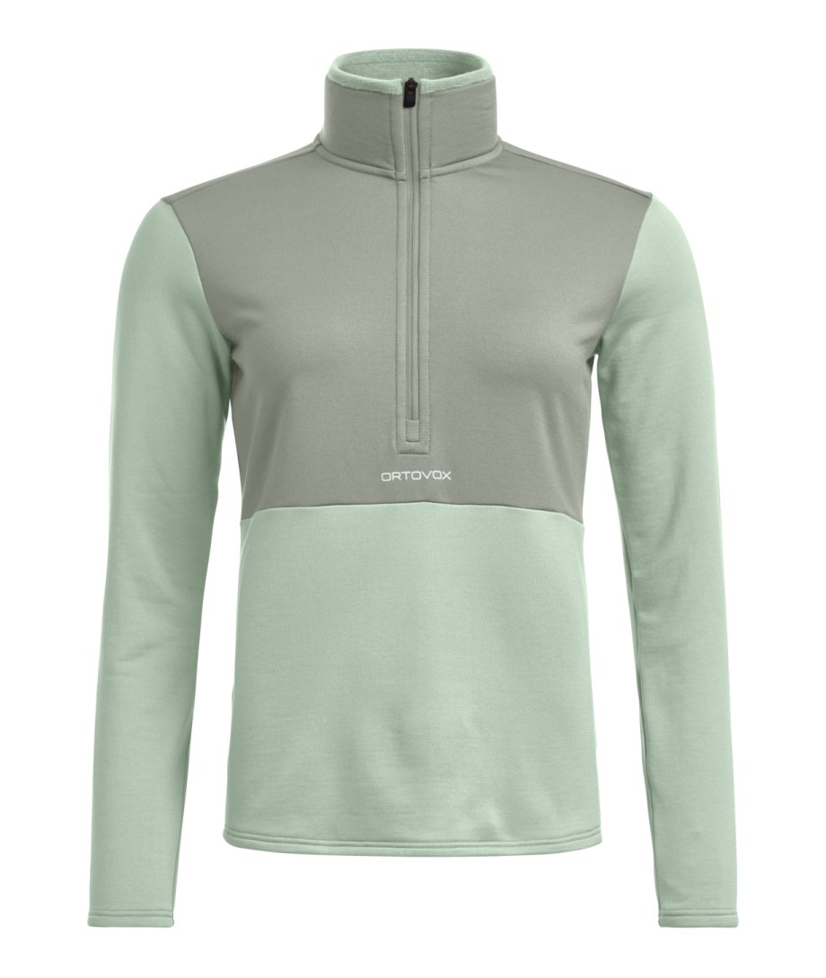400015-87143-63401-FLEECE_LIGHT_ZIP_NECK_W_green_acid-B-01.jpg Fleece Light Zip Neck W