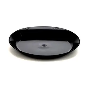 camper_plate_flat_black.jpg Farbe: black - Flacher Teller