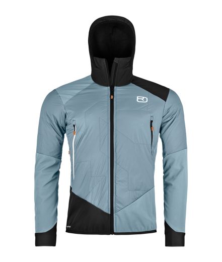 60113-87301-COL_BECCHEI_HYBRID_JACKET_M_glacier_grey-B-01.jpg Farbe: glacier grey - Swisswool Col Becchei Hybrid Jacket M