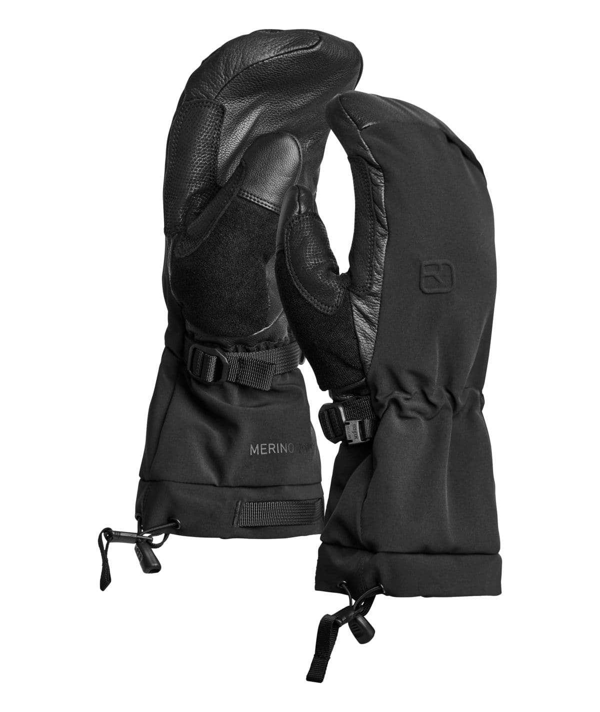 Farbe: black raven - Merino Freeride 3 Finger Glove W