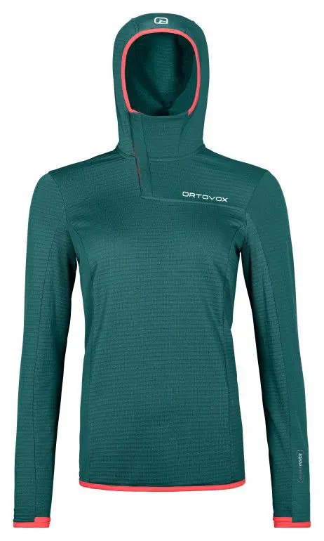 source577105.jpg Farbe: pacific green - Fleece Light Grid ZN Hoody W