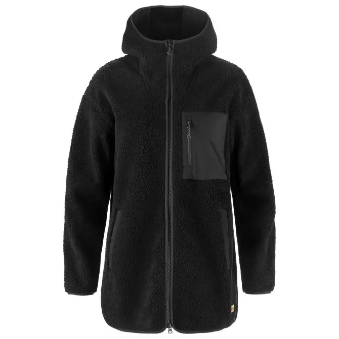 Vardag_Pile_Fleece_Long_W_14600256-550_A_MAIN.jpg Farbe: 550 - Black - Vardag Pile Fleece Long W