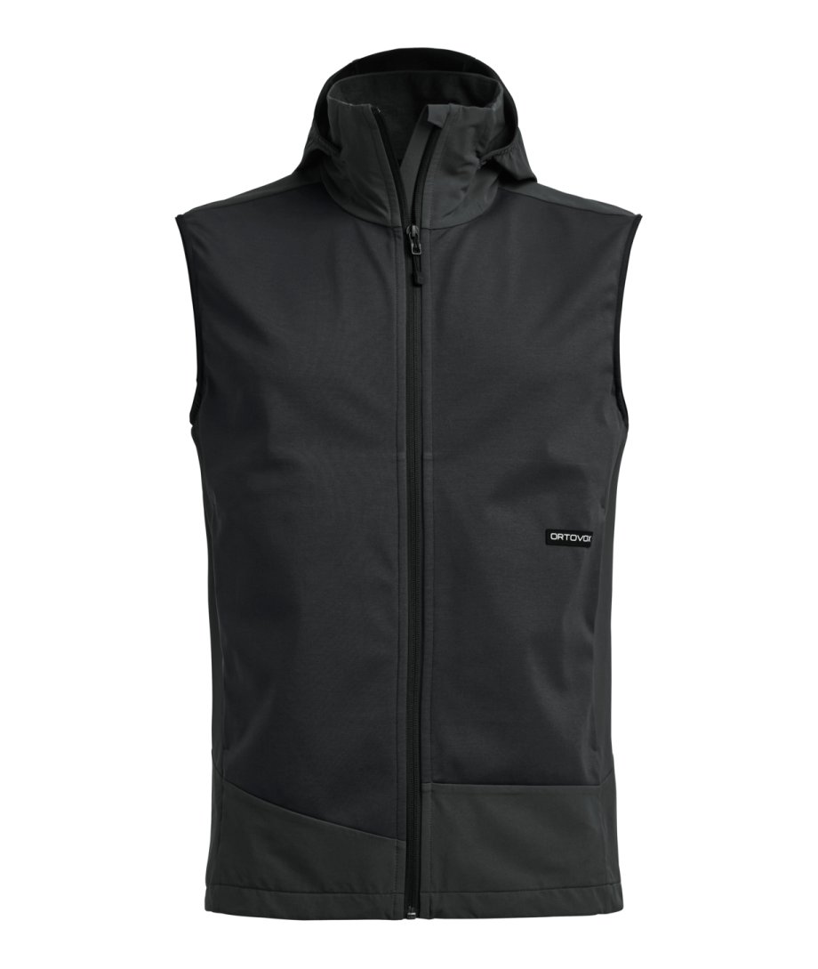 Farbe: Black Raven - Ortler Softshell Plus Vest M