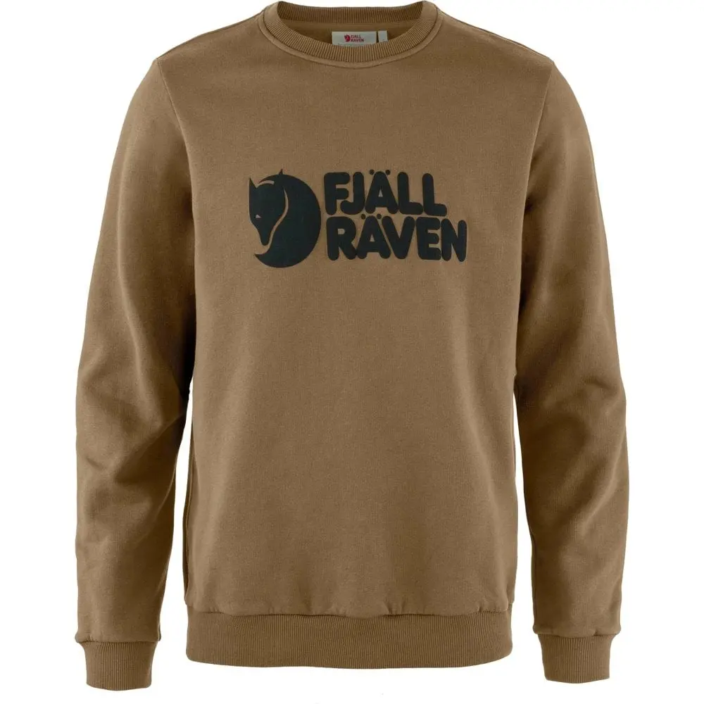 Fjällräven Logo Sweater M Farbe: Wood Brown - Fjällräven Logo Sweater M