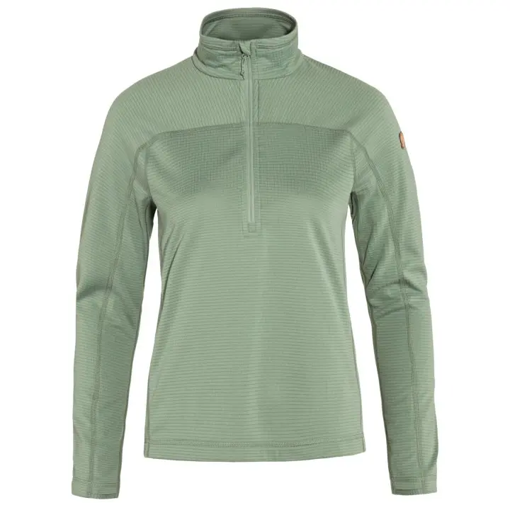 Farbe: 674 - Misty Green - Abisko Lite Fleece Half Zip W