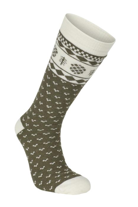Farbe: loden green - Wool sock Folklore